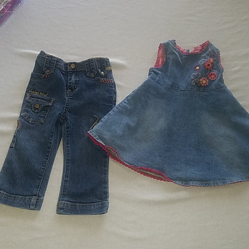2-Piece bundle of Baby Phat/CP 24mos. Blue Jean